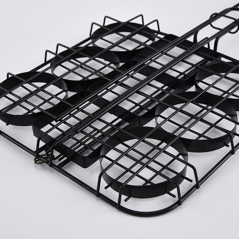 Hamburger Grill Basket Accessories Mini Burger Press Barbecue Tool-Grand Kitchen