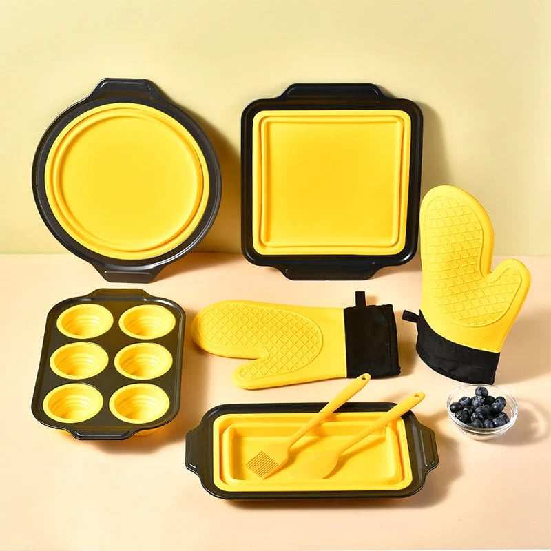 ⏰8-Piece Silicone Bakeware Set