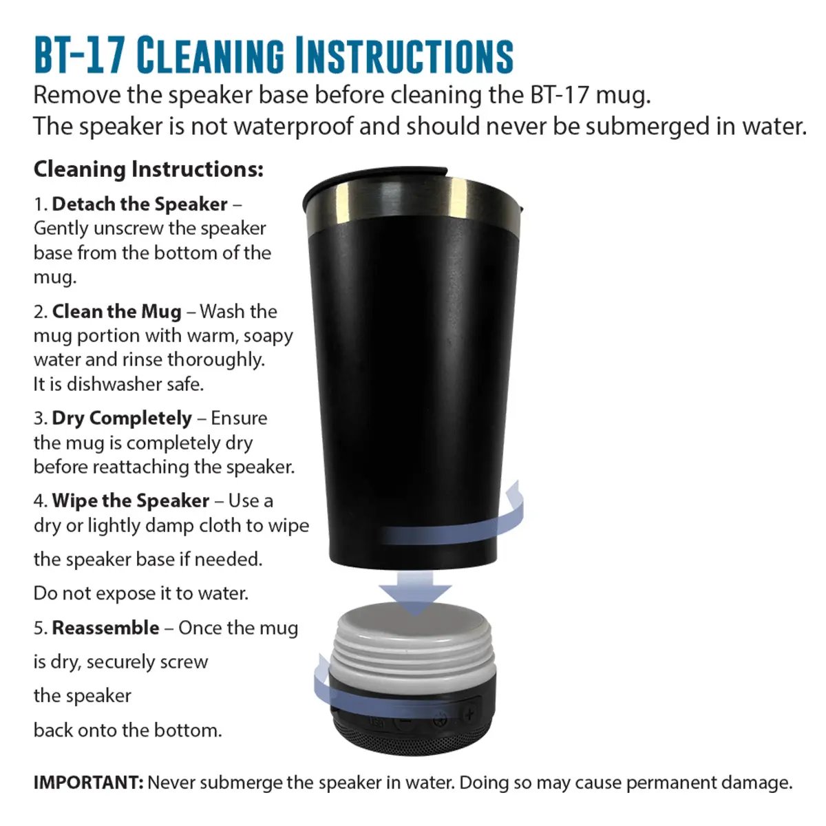 🔊☕ Stainless Steel Insulated Mug with Bluetooth Speaker – LED Light Music Tumbler