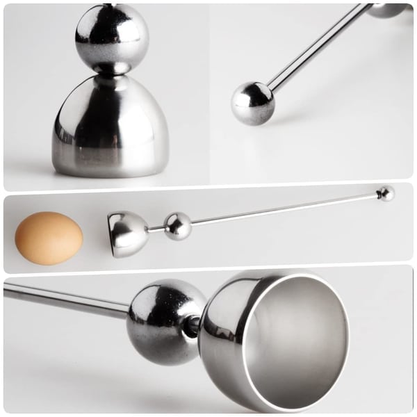 🔥Last Day Promotion - 49% OFF🎁Stainless Steel Egg Cracker Tool🍳🥚