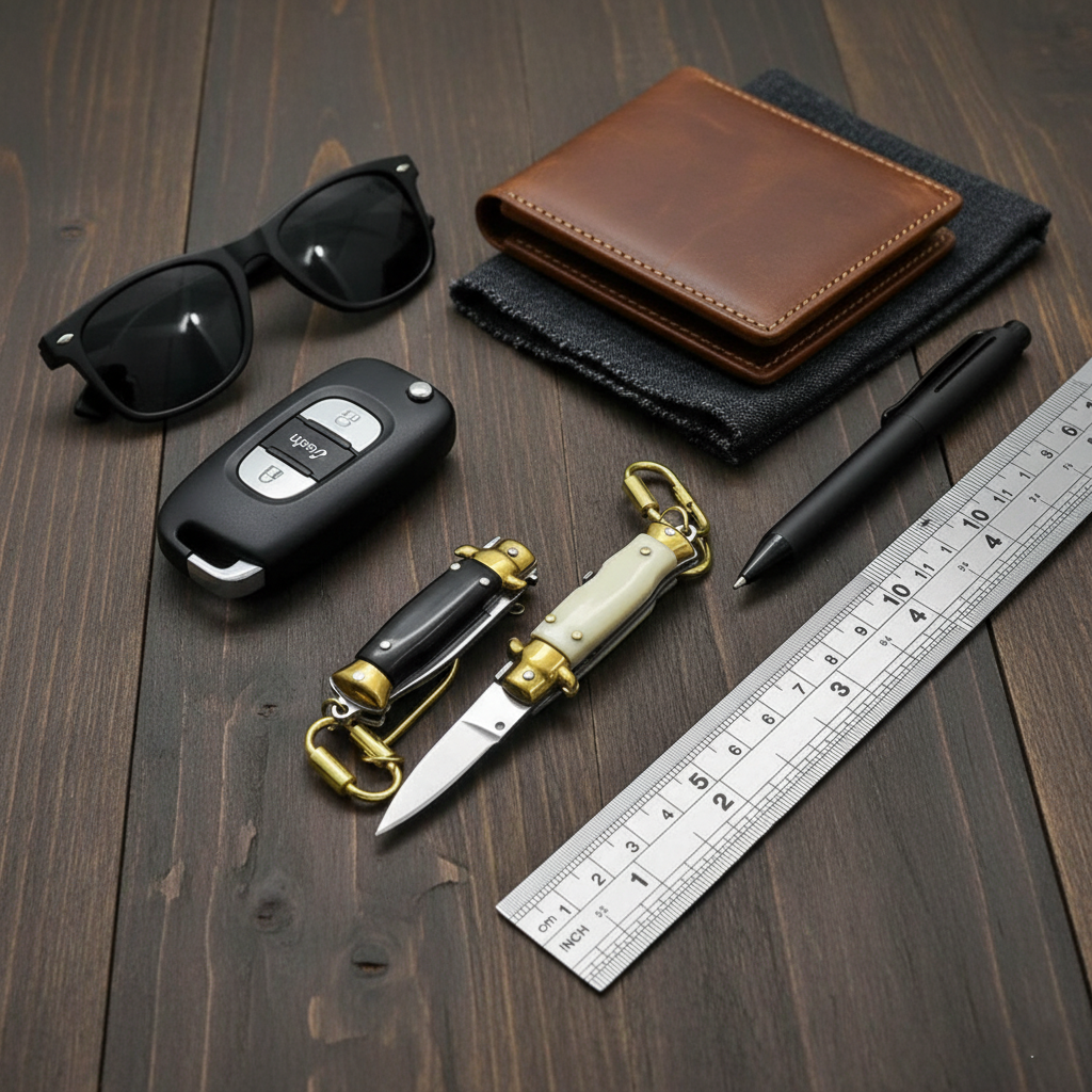 The Classic EDC Mini Pocket Knife Keychain | Everyday Utility Tool