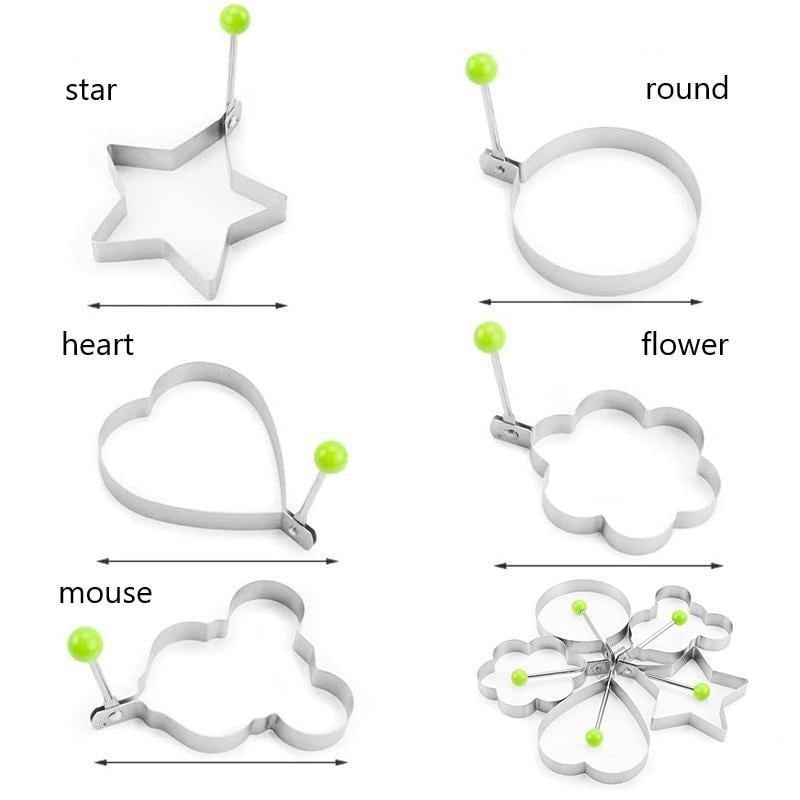 🔥 LAST DAY 70% OFF- 5 Counts Set Fried Egg Rings Molds