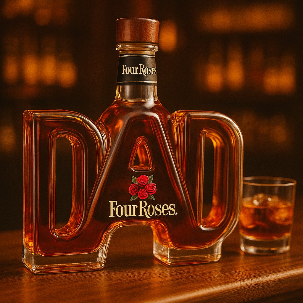 DAD Whiskey Bottle