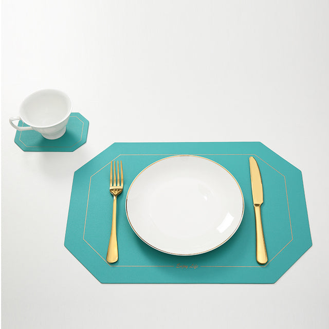 Tableware Pad Placemat Table Mat Heat Insulation Leather Bowl Coaster-Grand Kitchen