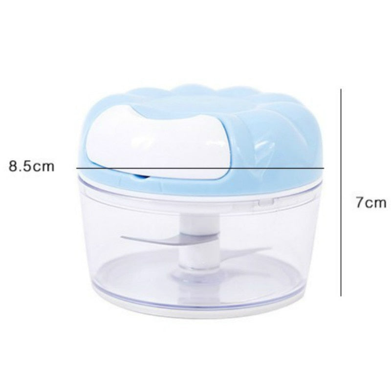 Manual Garlic Press Multi-function Garlic Grinding Chopper Meat Cutter-Grand Kitchen