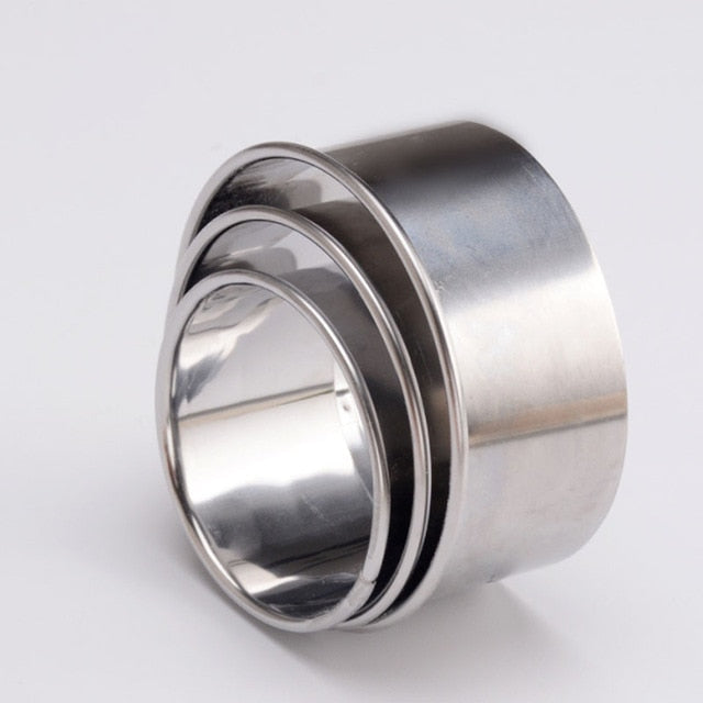 3pcs Round Shaped Dough Cutter-Grand Kitchen