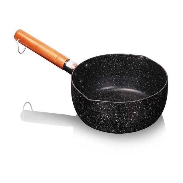 Granite Coating Sauce Pan with Wooden Handle-Grand Kitchen