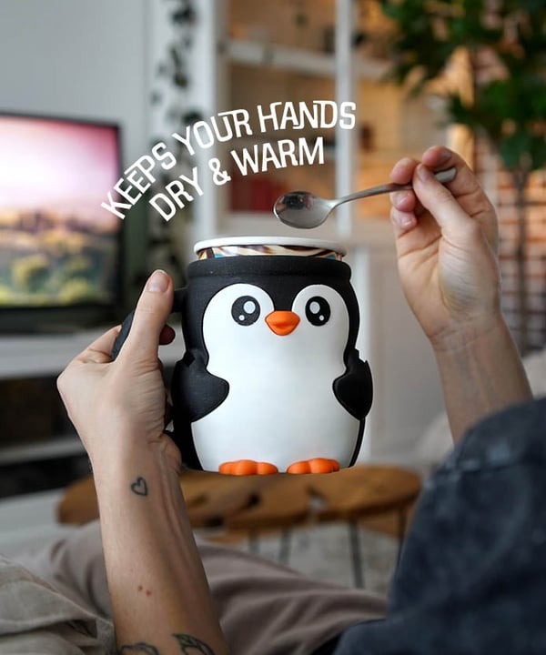 (🎁Last Day 49% OFF)🐮Ferdinand, the Highland Cow Ice Cream Pint Holder🍨🍦🍧