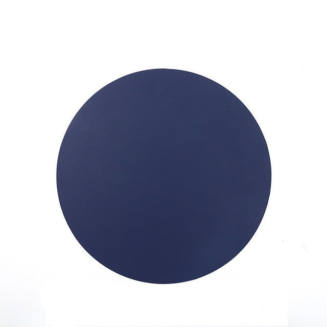 Oilproof Leather Placemat Western Food Dining Tableware Table Mat-Grand Kitchen