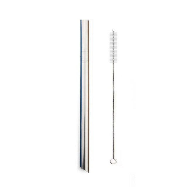 Reusable Drinking Straw Set Wide Metal Straw Stainless Steel Straw-Grand Kitchen