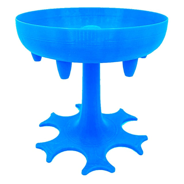 Liquor Dispenser 6 Shot Glass Wine Whisky Beer Dispenser Holder-Grand Kitchen