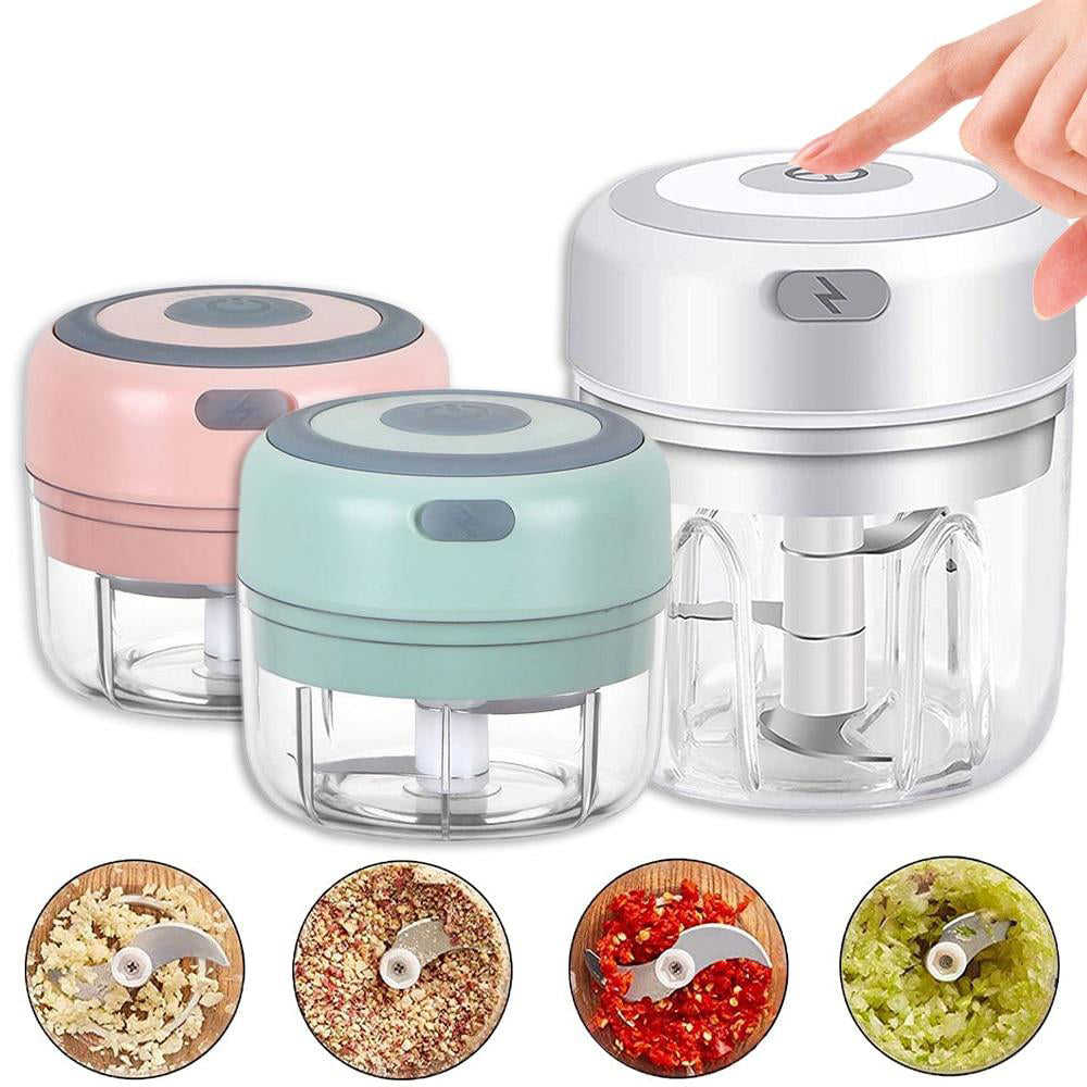 Mini Electric Garlic USB Charging Ginger Masher Crusher Machine-Grand Kitchen