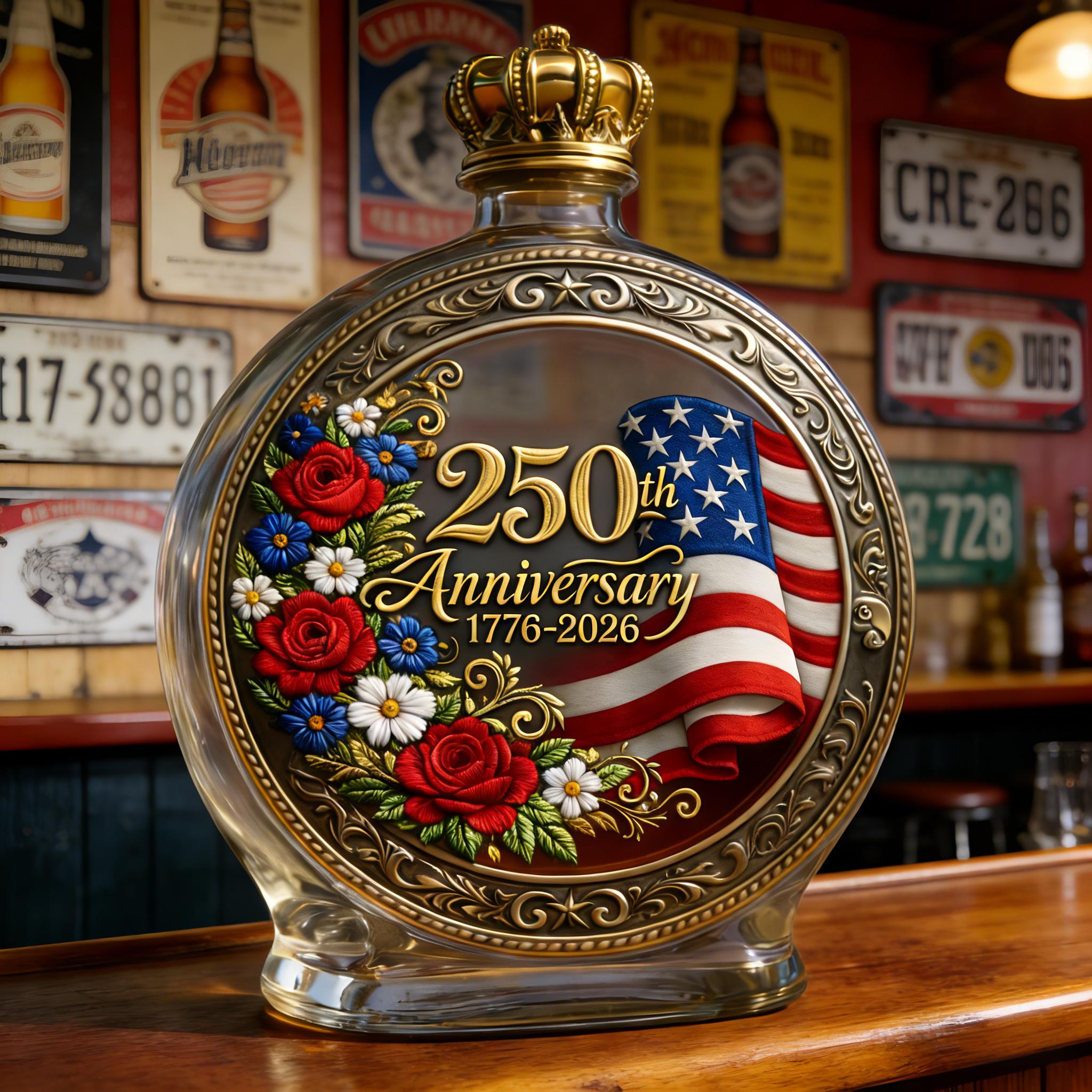 250th Anniversary Commemorative Whiskey Bottle