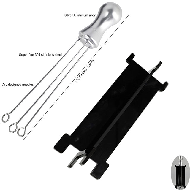 Coffee Tamper Stainless Steel Elasticity Adjustable Pressure Tamper-Grand Kitchen