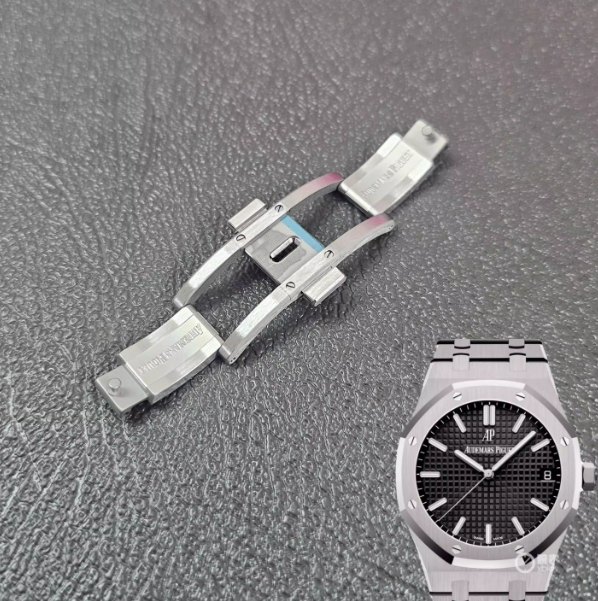 Original Buckle Compatible with Audemars Piguet Royal Oak Stainless Steel Watch Bands (Models 26331, 15400, 15500)