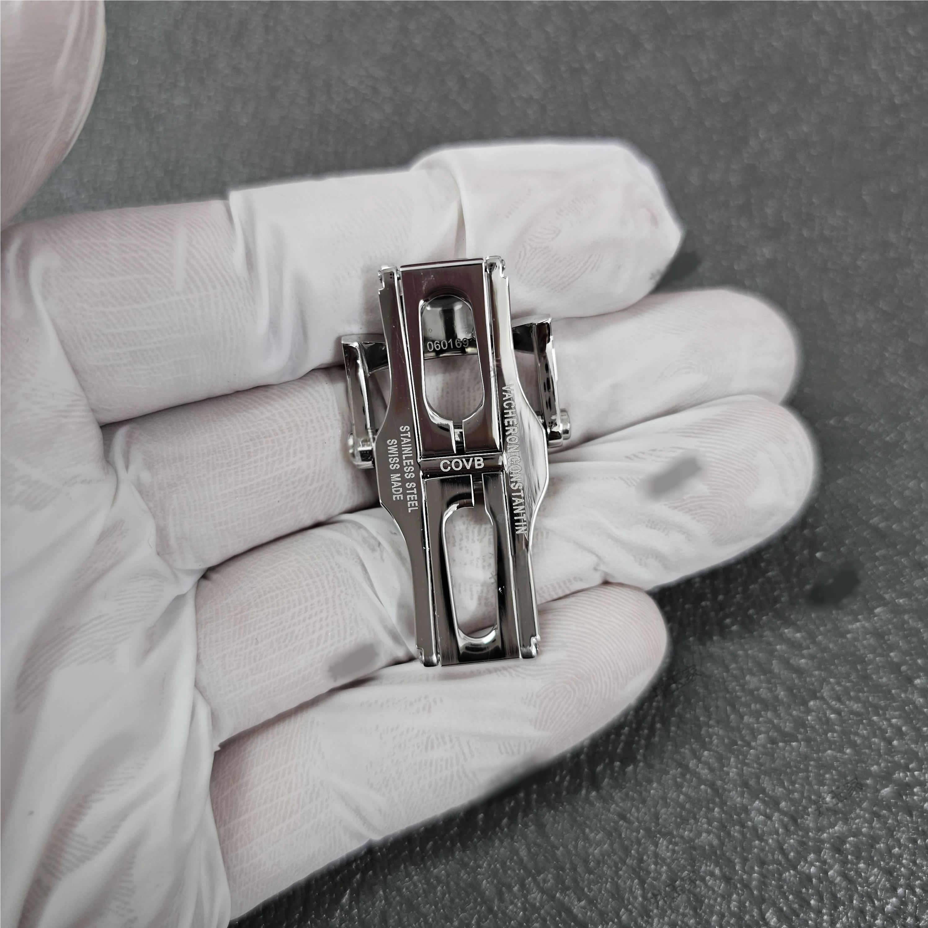 Genuine Vacheron Constantin Traditionnelle Overseas Rubber Strap with Folding Clasp, 18 mm, 20 mm