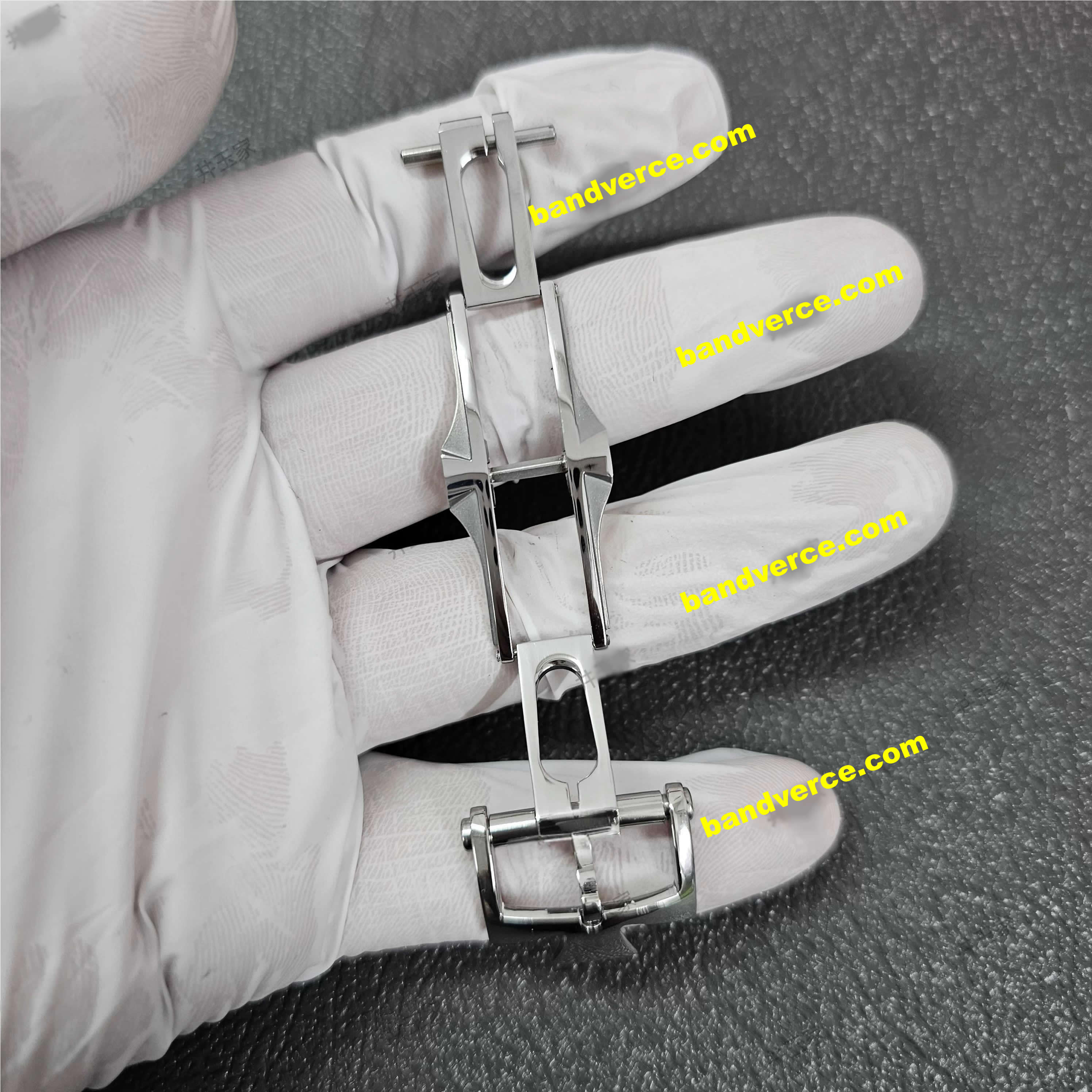 Genuine Vacheron Constantin Traditionnelle Overseas Rubber Strap with Folding Clasp, 18 mm, 20 mm