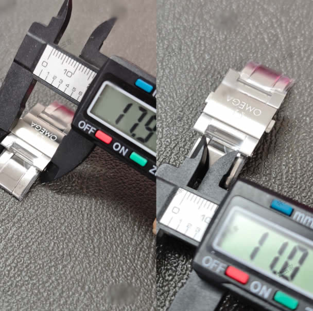 Omega Seamaster 150 Steel Strap Buckle, Genuine Stainless Steel Folding Buckle for Seamaster 220 Watches (20mm)