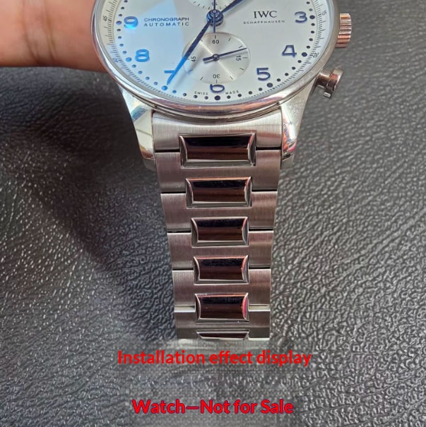 IWC Portuguese Chronograph IW3714/3716 Stainless Steel Folding Clasp Strap