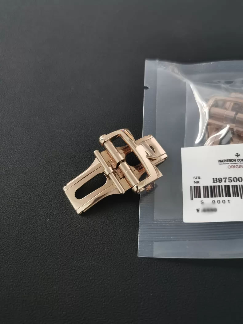 Vacheron Constantin Overseas Quick-Release Rubber Strap Folding Clasp, 20mm