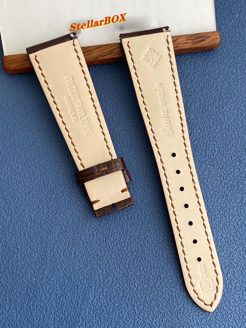 Patek Philippe Models 5236, 5146, 5205, 5227 Genuine Leather Straps 19mm, 20mm, 21mm