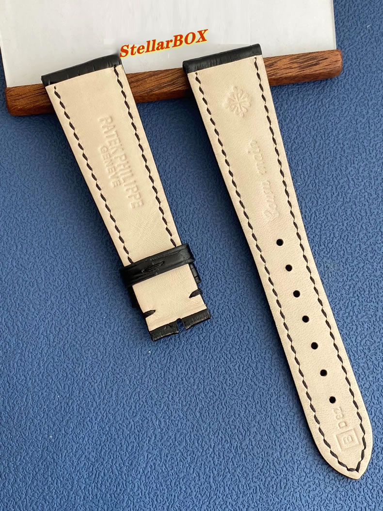 Patek Philippe Models 5236, 5146, 5205, 5227 Genuine Leather Straps 19mm, 20mm, 21mm