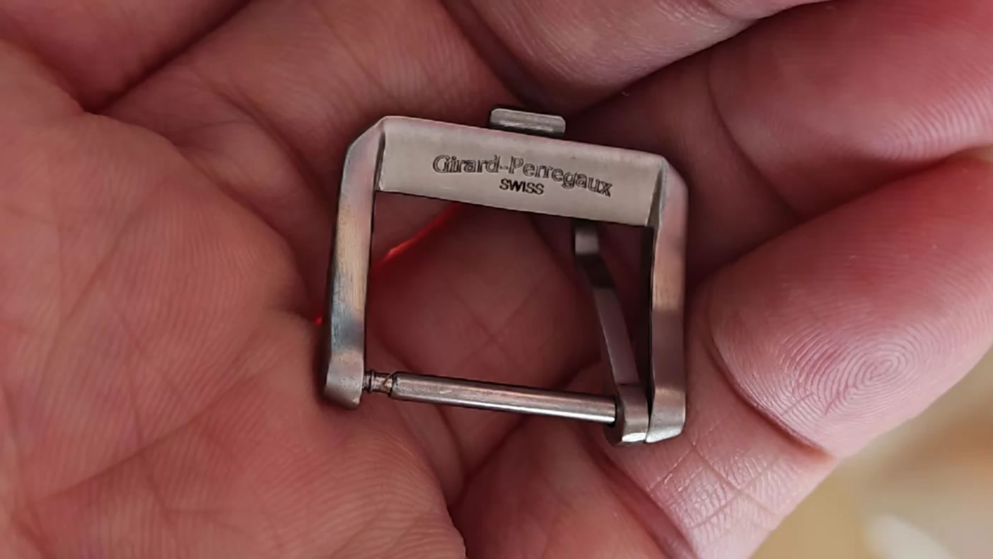 Girard-Perregaux Watch Vintage Stainless Steel Buckle 18mm
