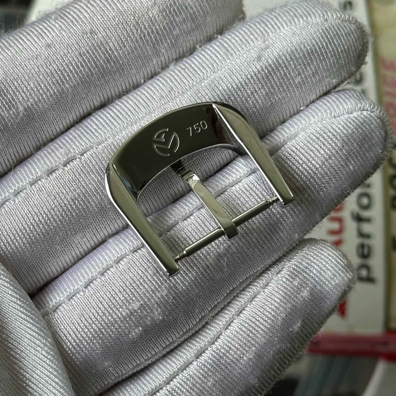 Franck Muller FM Leather Strap Style Diamond-Set Pin Buckle V41 18mm