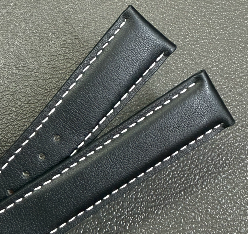 Omega Seamaster 150 Genuine Leather Strap, Aqua Terra, Bumblebee Speedmaster Strap