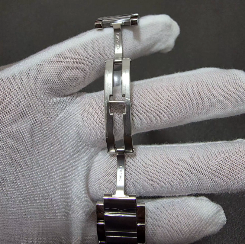 Cartier Tank New Quick-Release Steel Strap: TANK MUST WSAT0136 Stainless Steel Folding Strap