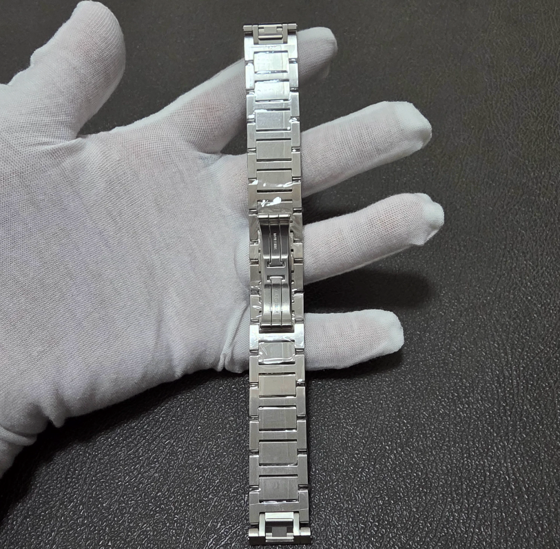 Cartier Tank New Quick-Release Steel Strap: TANK MUST WSAT0136 Stainless Steel Folding Strap