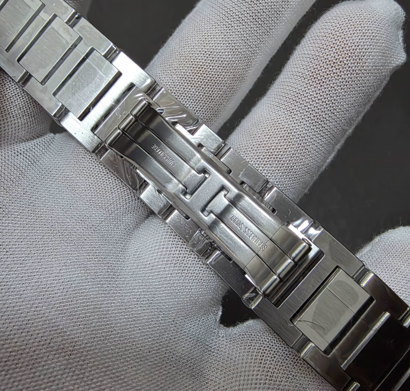 Cartier Tank New Quick-Release Steel Strap: TANK MUST WSAT0136 Stainless Steel Folding Strap