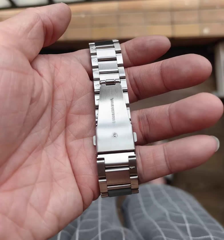 Pre-owned IWC Watch Solid Stainless Steel Three-Link Bracelets  18mm, 20mm, 22mm
