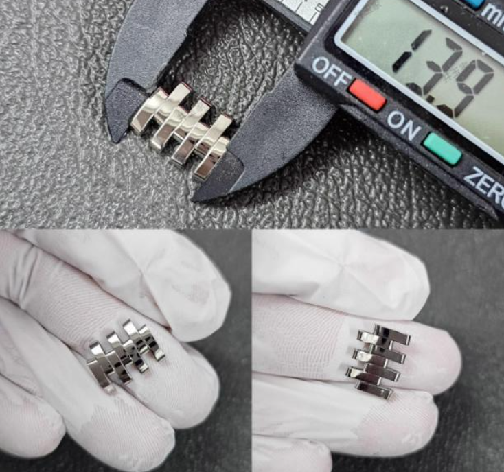 Omega De Ville 3rd Generation steel bracelet links and genuine new 434 folding clasp