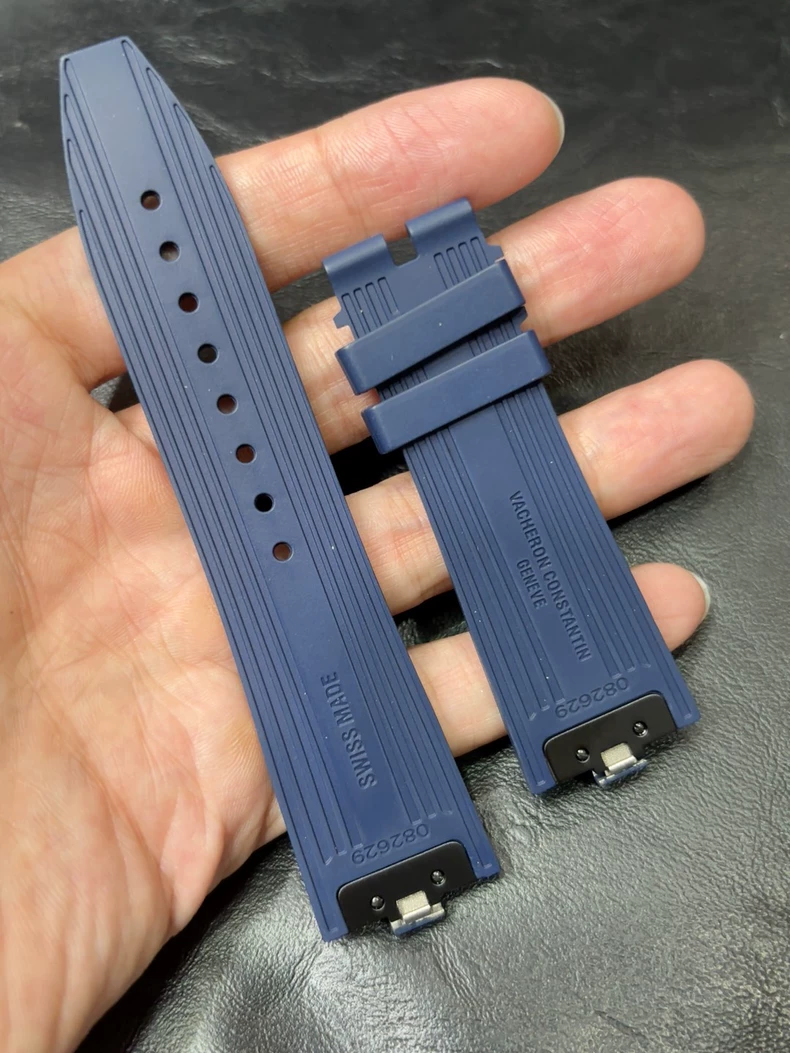Vacheron Constantin Overseas 4500V, 5500V, 7900V Fluorocarbon Rubber Strap, 24×20