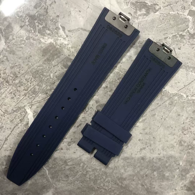Vacheron Constantin Overseas 4500V, 5500V, 7900V Fluorocarbon Rubber Strap, 24×20