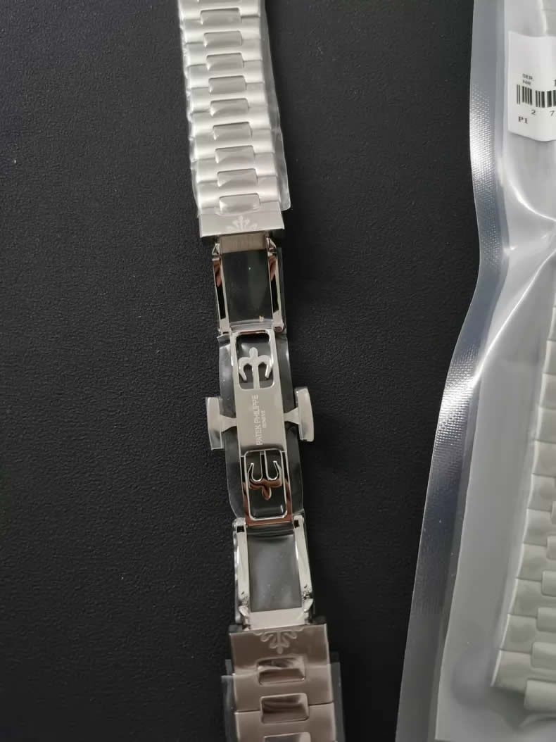 Genuine Patek Philippe Nautilus Stainless Steel Watch Bands for Men's Models 5712 5726 5811