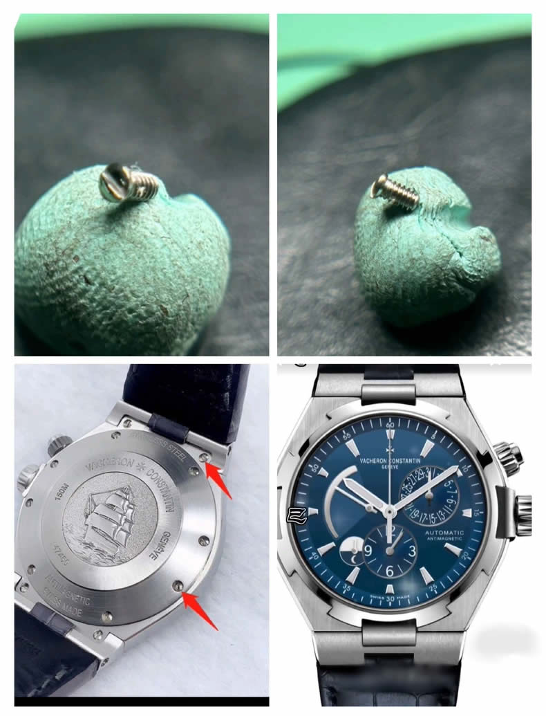 Vacheron Constantin Overseas Collection 47450 Watch Parts: Case Back Screws, Strap Screws