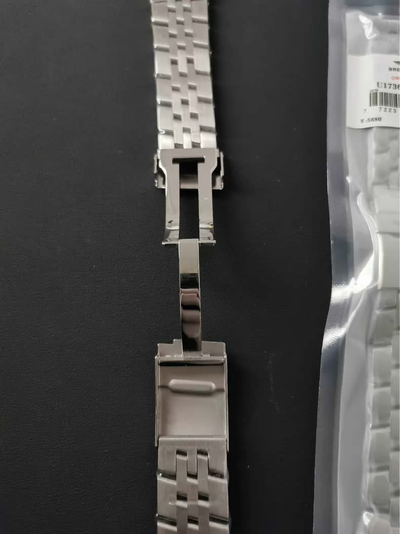 Breitling Transocean Unitime Pilot and Superocean Heritage Genuine Challenger Watch Steel Straps