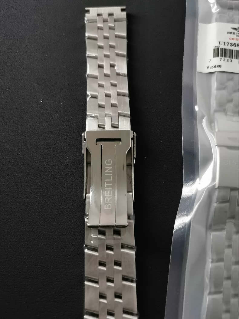 Breitling Transocean Unitime Pilot and Superocean Heritage Genuine Challenger Watch Steel Straps