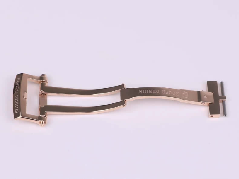 Roger Dubuis watch buckles: double-push folding clasp, butterfly clasp 18mm