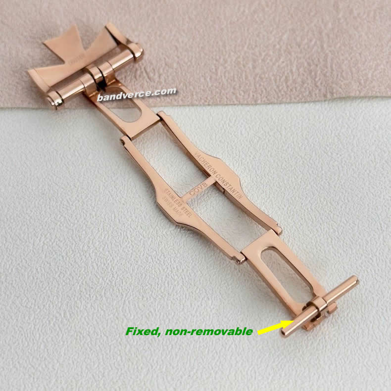 Vacheron Constantin Overseas Fiftysix Collection Traditionnelle butterfly clasp, leather and rubber strap with folding clasp