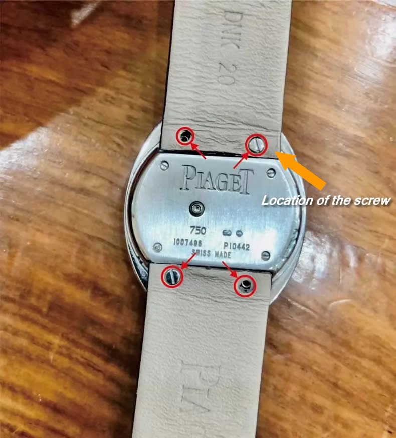 Piaget P10442 Strap Screws for the Entire Collection