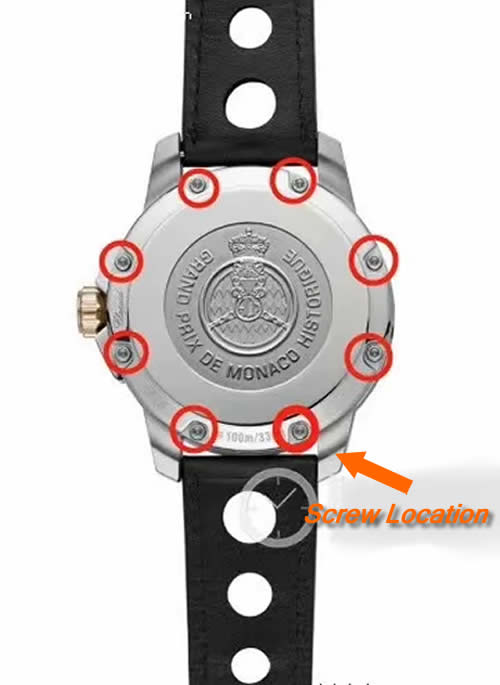 Chopard Racing Series 8568 Watch Case Back Screw (Hex)