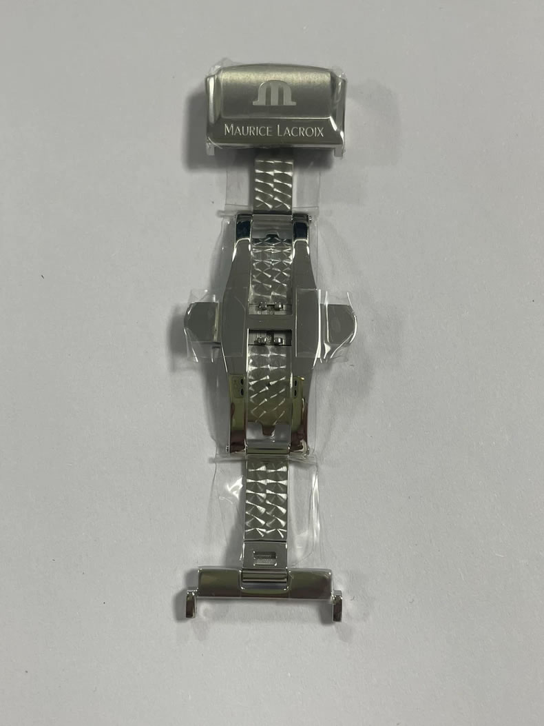 Genuine Maurice Lacroix AL6007 and AL6008 Folding Clasps, 18 mm