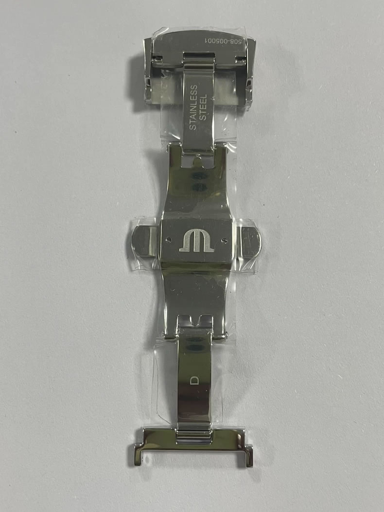 Genuine Maurice Lacroix AL6007 and AL6008 Folding Clasps, 18 mm