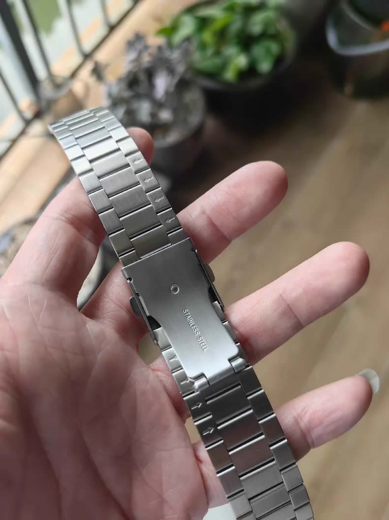 Ulysse Nardin Pre-owned Stainless Steel Watch Strap 20mm
