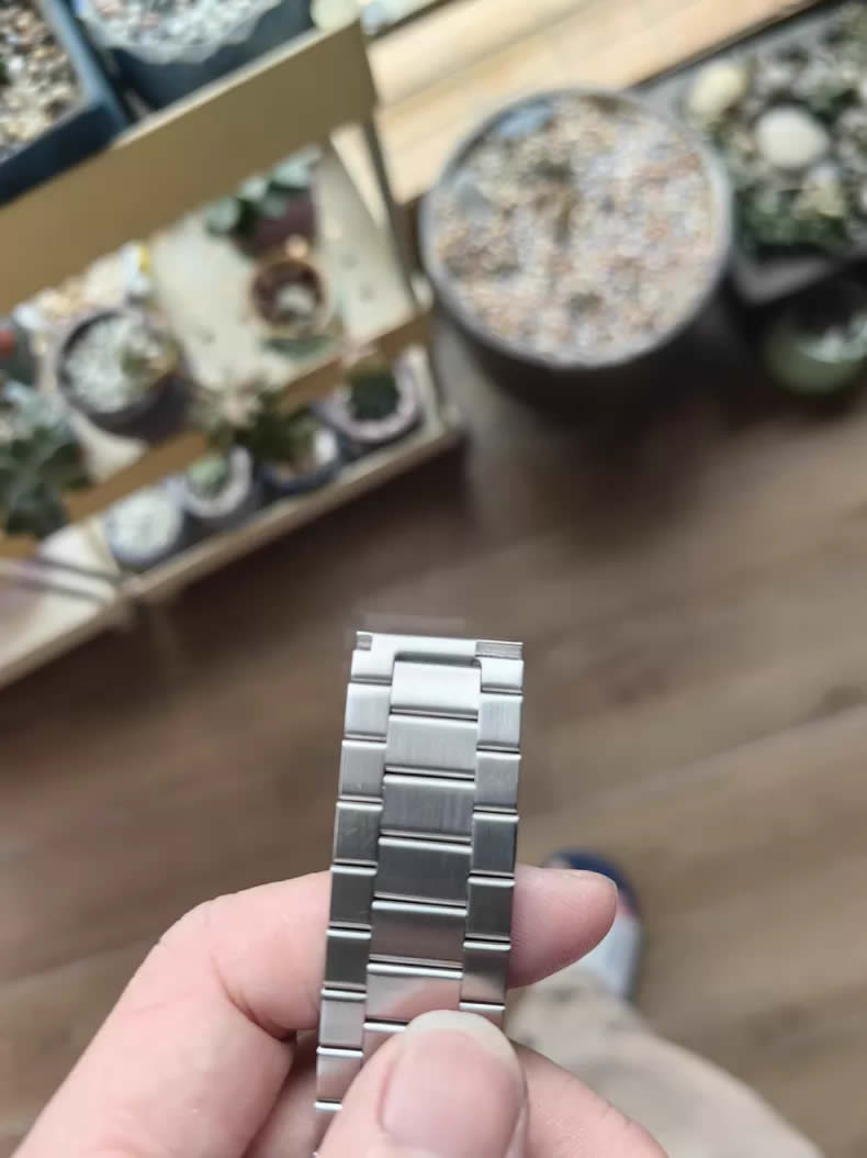 Ulysse Nardin Pre-owned Stainless Steel Watch Strap 20mm