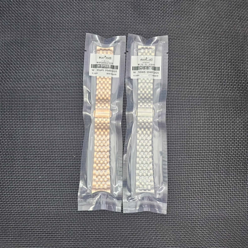 Blancpain 6654 Watch Strap – Genuine Silver Stainless Steel Bracelet (20mm, 22mm)