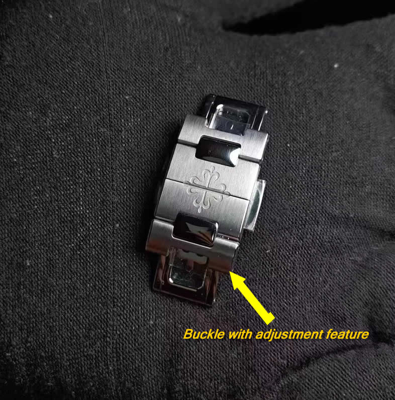 Patek Philippe Nautilus 5712 5711 5726 5811 Strap with Steel Deployment Clasp 